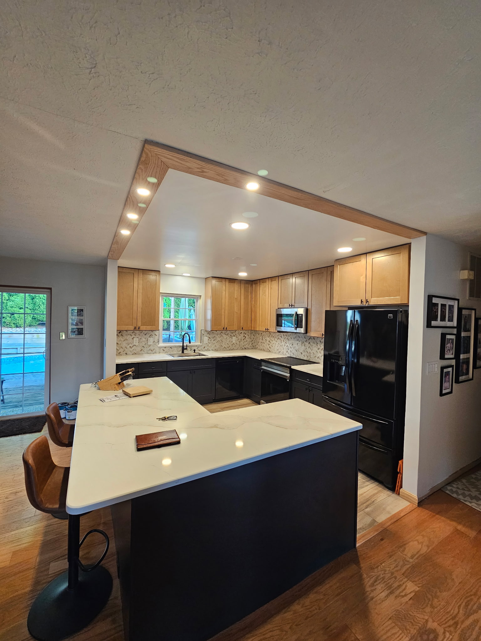 Kitchen after remodeling - Burnham project