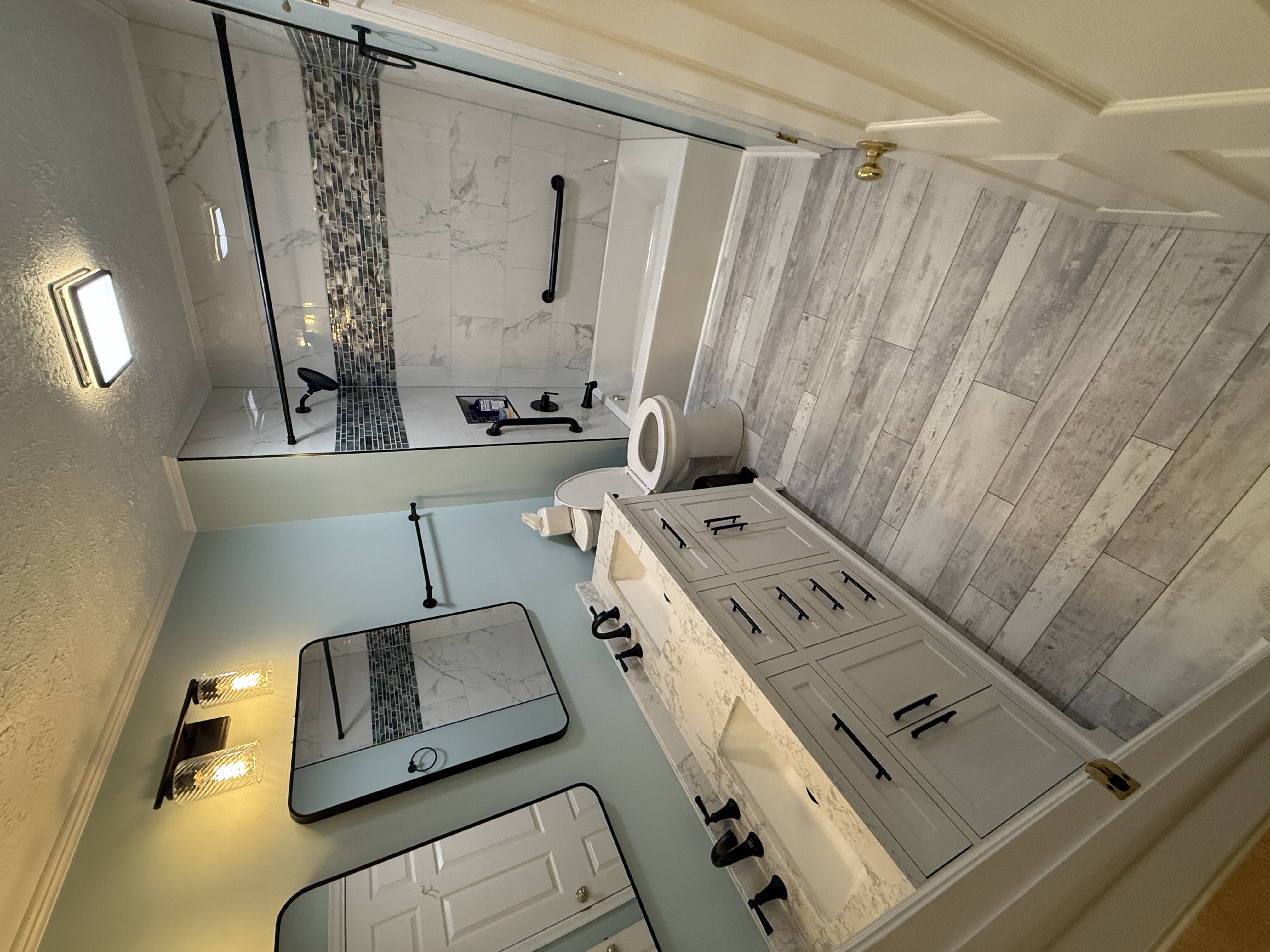 Bathroom after remodeling - Kathy project